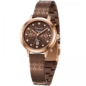 Alexandre Christie AC 2C23 Rosegold Brown LDBROBO